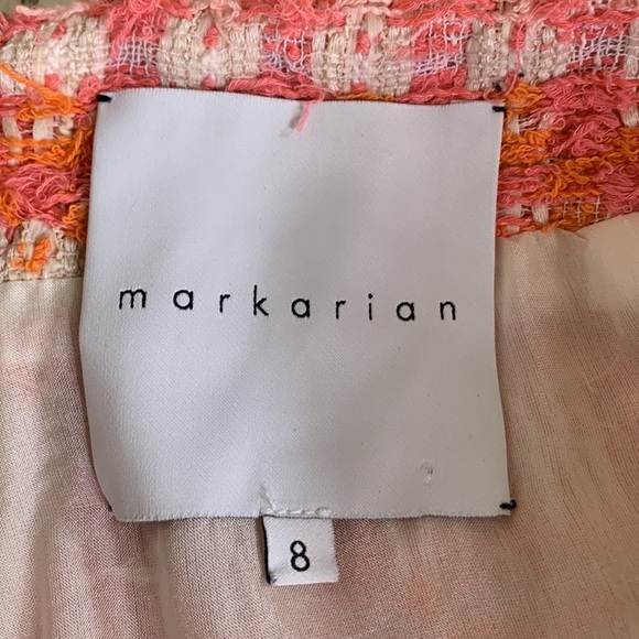 Markarian Rainbow Tweed Pants Wide Leg High Waist Retro Chic Trousers - Picture 6 of 8